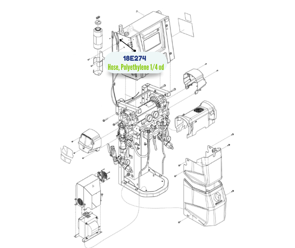 GRACO TSL TUBING KIT, 7.5FT (18E274)