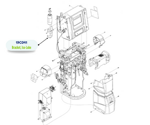 GRACO PAINTED ISOLUBE R3 BRACKET (19C041)