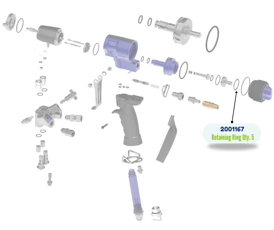 FUSION FX PISTON RETAINING RING KIT (2001167)