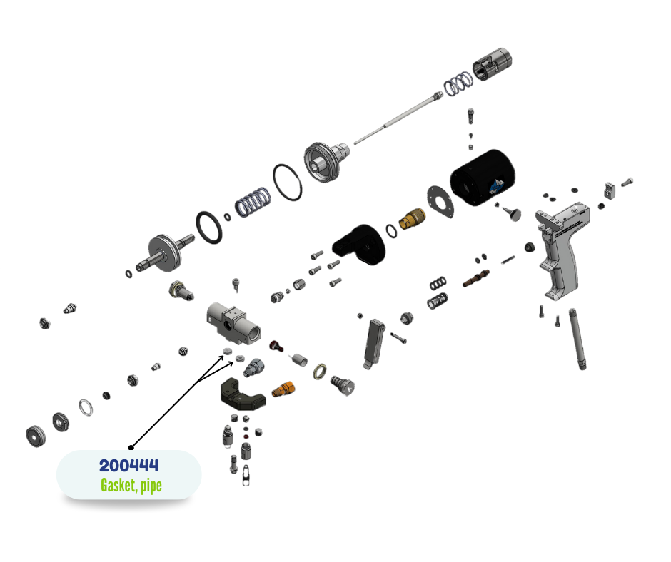 COUPLING BLOCK GASKET, PX7 (200444)