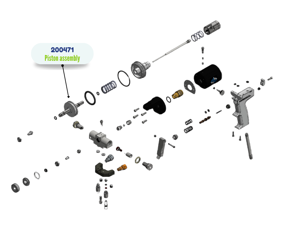 PISTON ASSEMBLY, PX7 (200471)