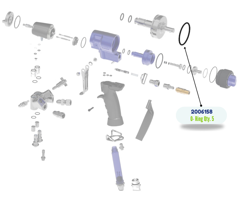 ORING FOR FUSION FX SPRAY GUN (2006158)
