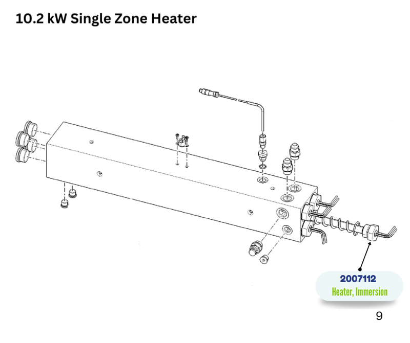 (230V) 2550W IMMERSION HEATER (2007112)