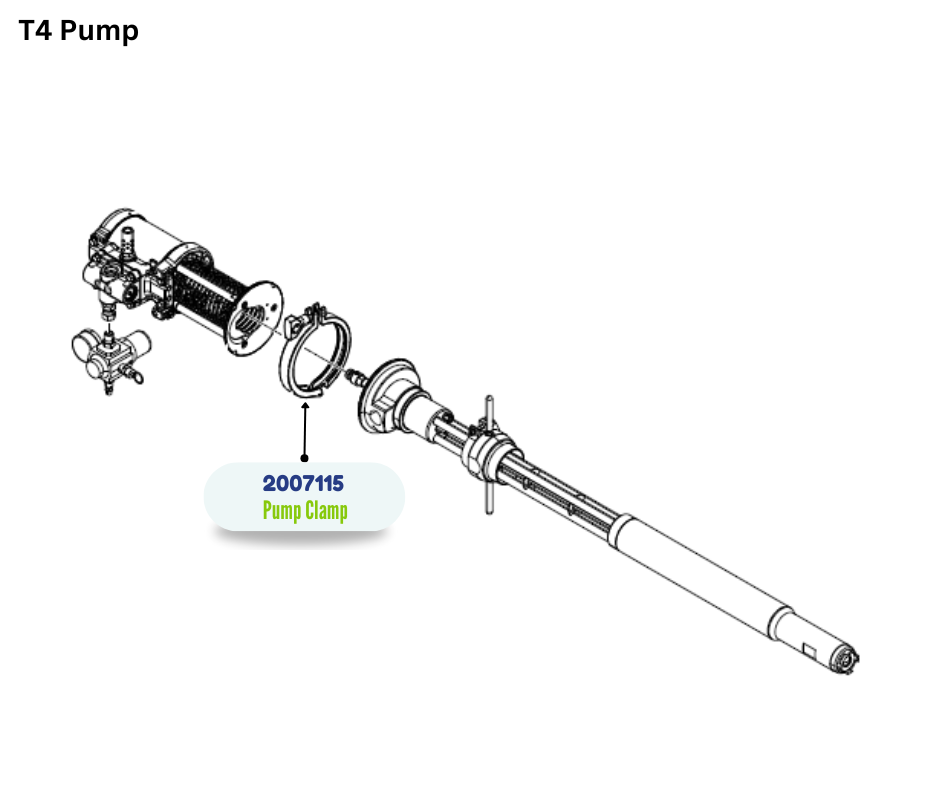 GRACO 4 INCH SANITARY CLAMP (2007115)