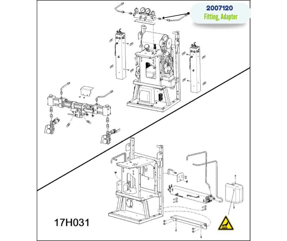 GRACO 3/4 SAE X 1/2 JIC CONN FITTING (2007120)