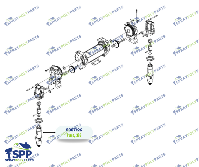 GRACO DISPLACEMENT PUMP, .396 (2007126)