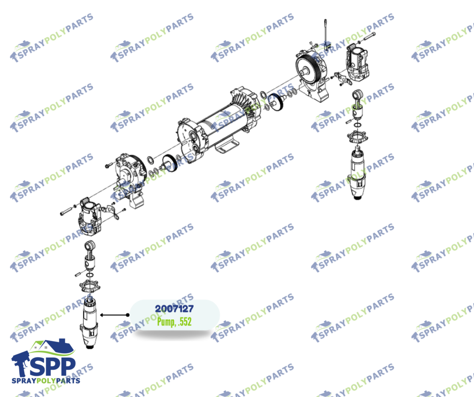 GRACO DISPLACEMENT PUMP, .552 (2007127)