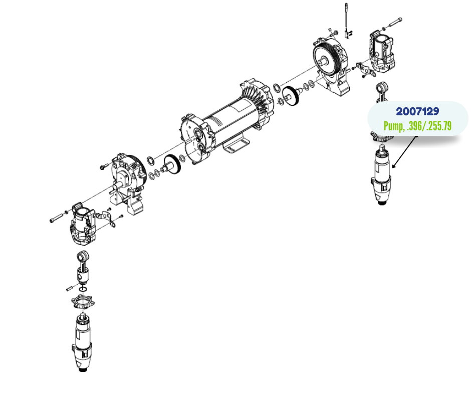 GRACO DISPLACEMENT PUMP (.396/255.79) (2007129)