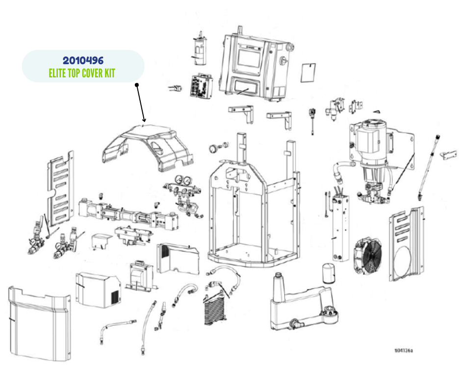 GRACO ELITE TOP COVER KIT (2010496)