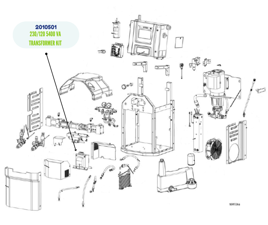 GRACO 230/120 5400 VA TRANSFORMER KIT (2010501)