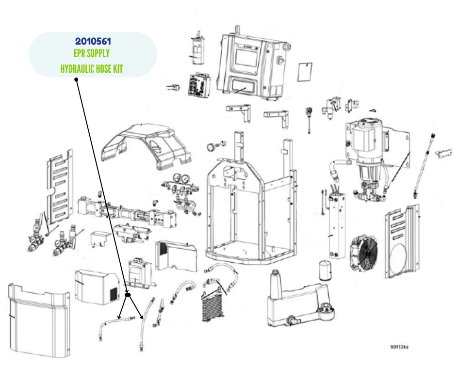 GRACO EPR SUPPLY HYDRAULIC HOSE KIT (2010561)