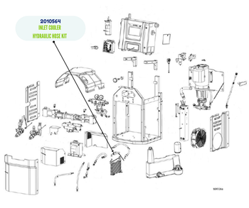 GRACO INLET COOLER HYDRAULIC HOSE KIT (2010564)