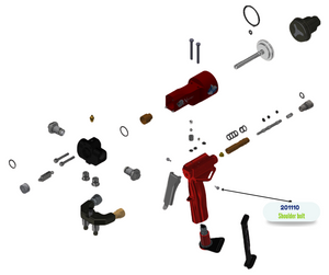 SHOULDER BOLT, 1/8D, 1/8L, SS (201110)