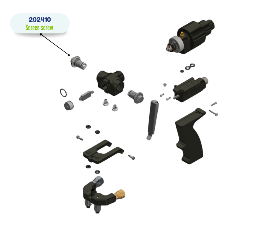 SCREEN SCREW ASSY, R, AP2/3 (202410)