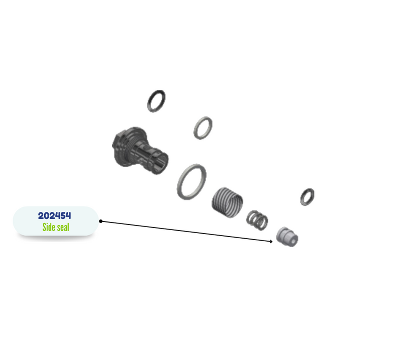 SIDE SEAL, 125, ENGR RESIN (202454)