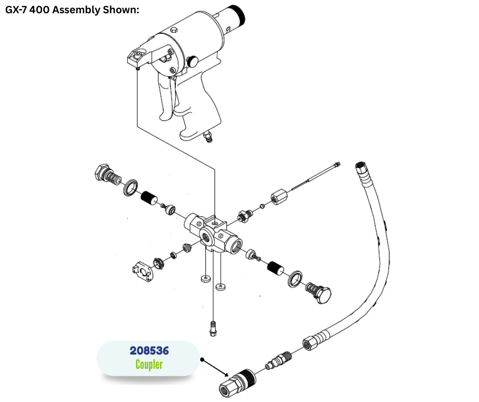 Air Line Quick Disconnect Coupler (208536)