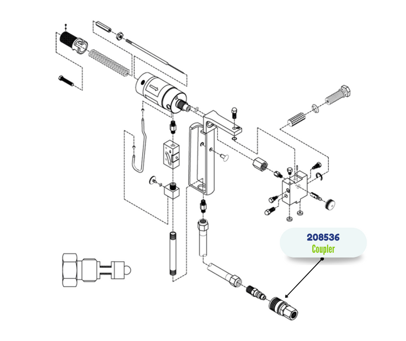 Air Line Quick Disconnect Coupler (208536)