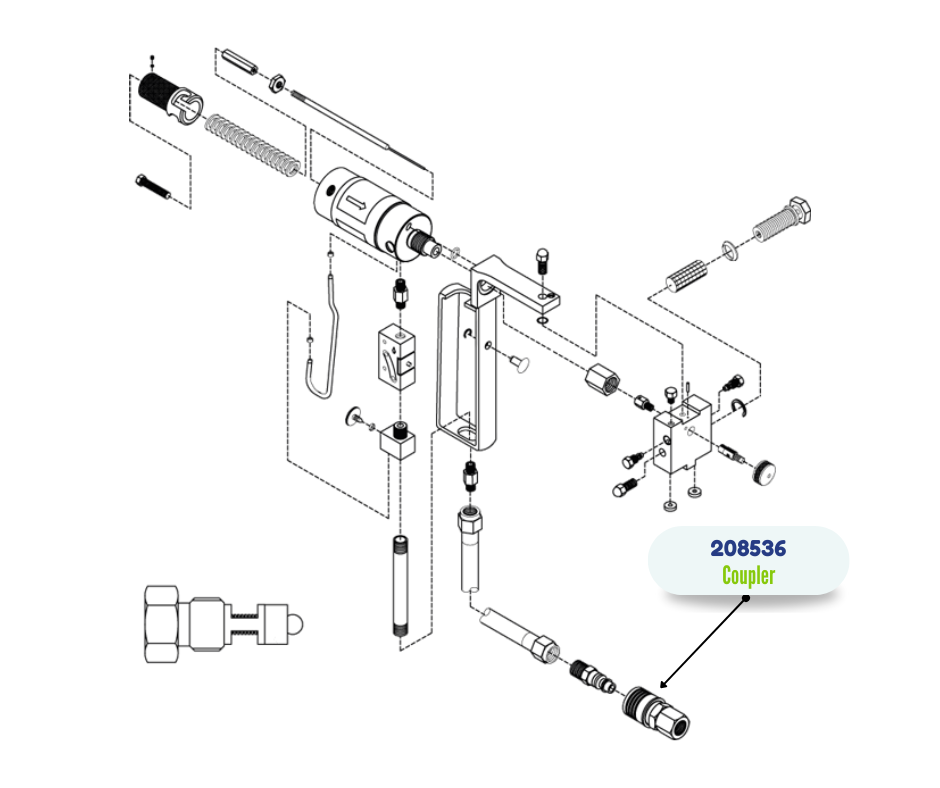 Air Line Quick Disconnect Coupler (208536)