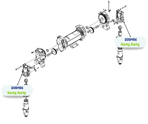 GRACO BEARING HOUSING REPAIR KIT (20B456)