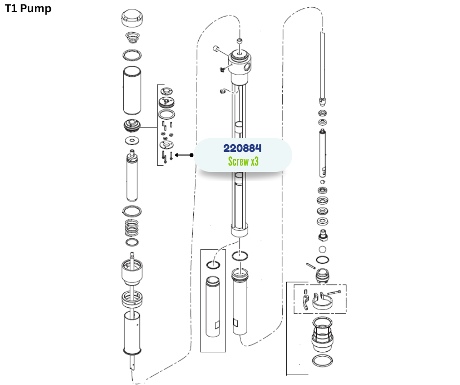 GRACO CAP SCREW;T1(220884)
