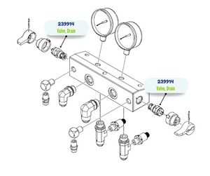 GRACO REPLACEMENT DRAIN VALVE KIT (239914)