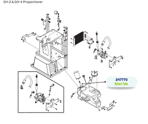 HYD RESERVOIR RETURN TUBE KIT (247770)