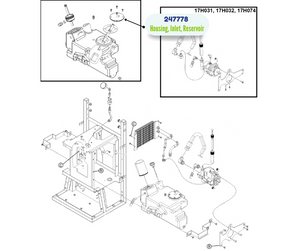 RESERVOIR INLET HOUSING KIT (247778)