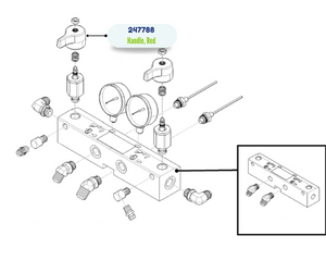 ISO RED LEFT HANDLE KIT (247788)