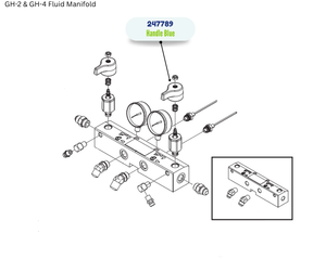RESIN BLUE RIGHT HANDLE KIT (247789)