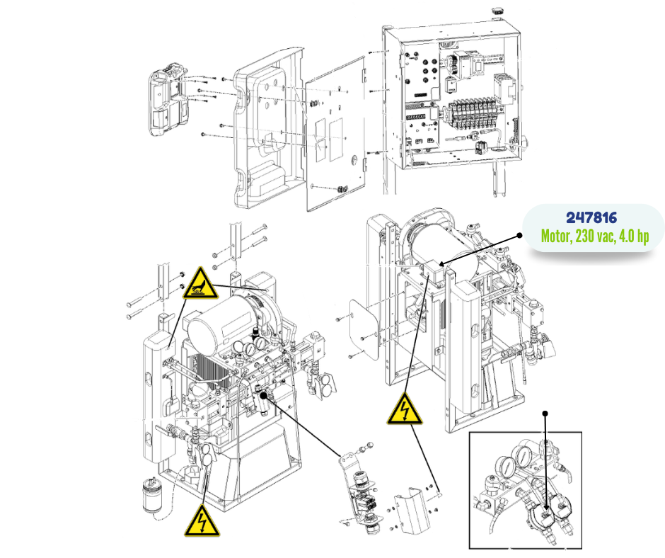 4.0 HP 230 VAC MOTOR KIT (247816)
