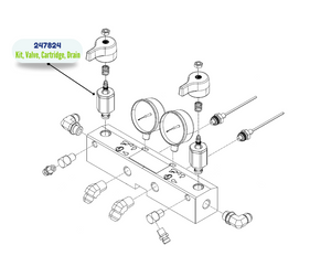 GRACO CARTRIDGE DRAIN VALVE KIT (247824)