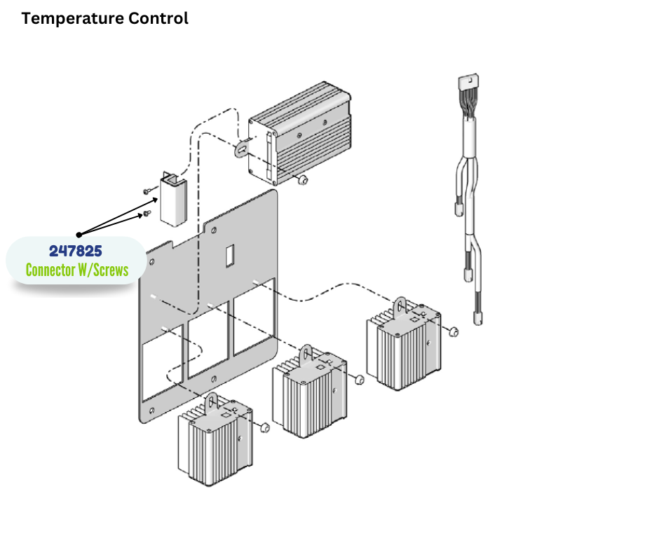 CONNECTOR W/SCREWS COVER KIT (247825)
