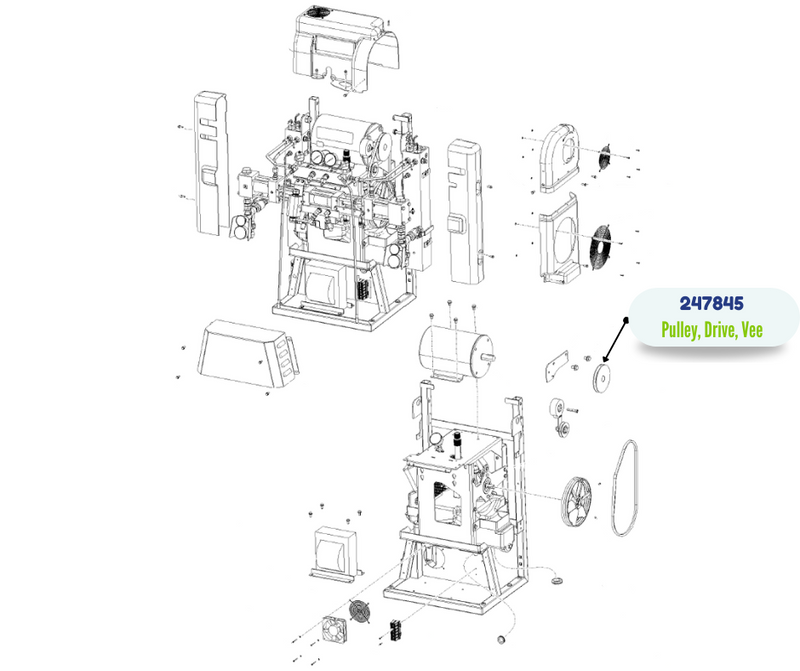 VEE DRIVE PULLEY KIT (247845)