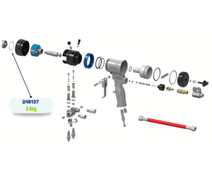 PTFE AIR CAP ORING BULK KIT (248137)