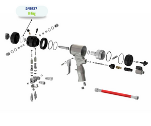 PTFE AIR CAP ORING BULK KIT (248137)