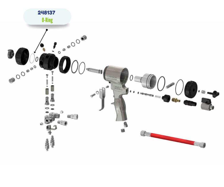 PTFE AIR CAP ORING BULK KIT (248137)