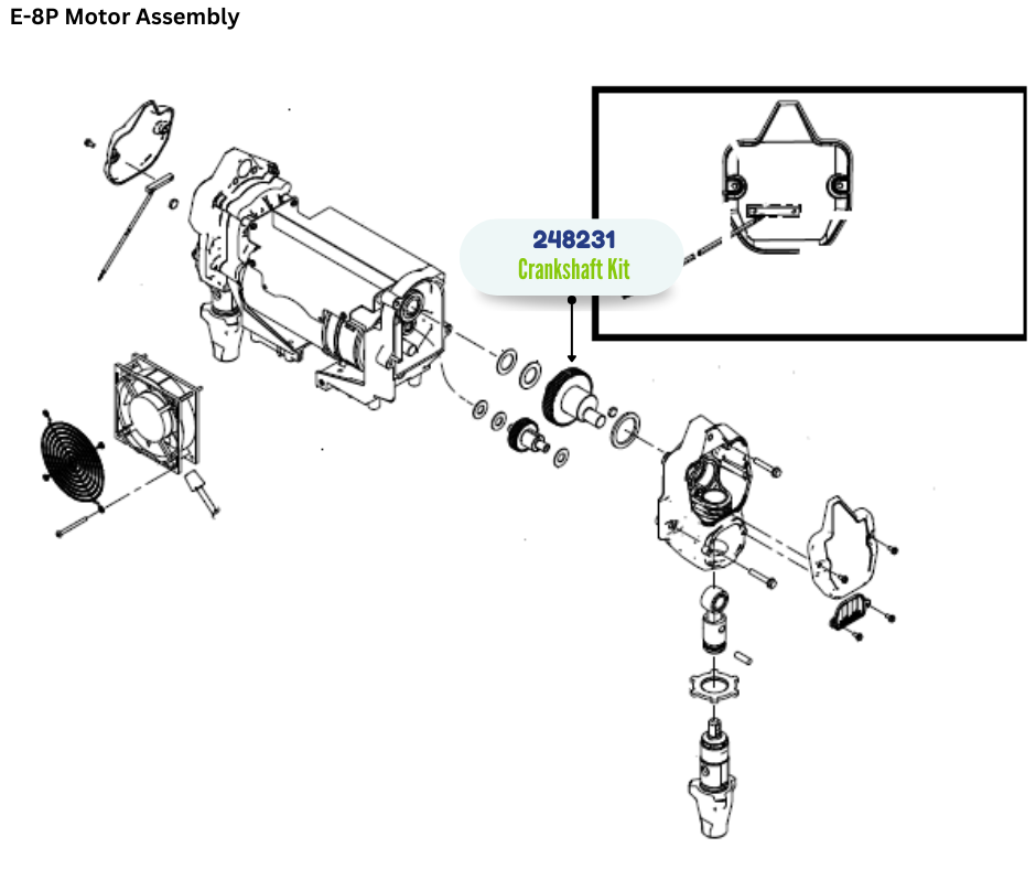 GRACO CRANKSHAFT REPAIR KIT (248231)