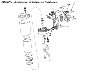 GRACO COMPLETE AIR VALVE REPLACEMENT KIT(24A351)