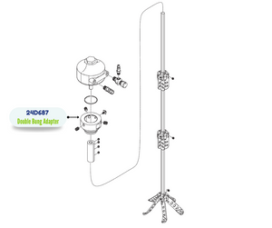 GRACO DOUBLE BUNG ADAPTER KIT(24D687)