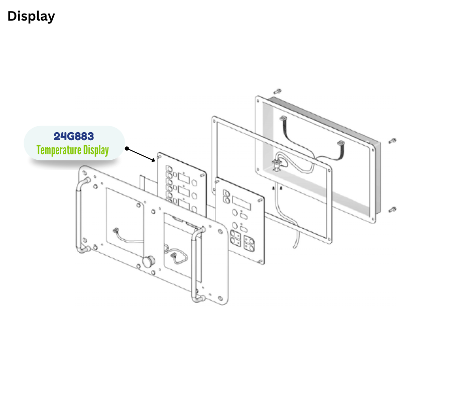 HEAT THREE ZONE DISPLAY KIT (24G883)