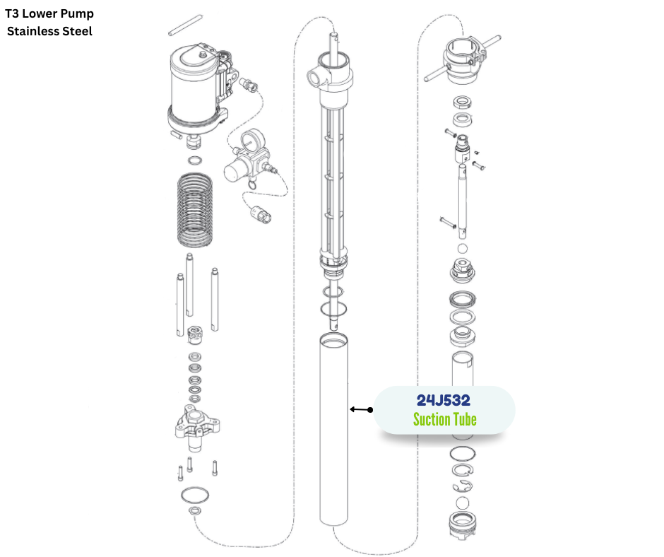 GRACO SUCTION TUBE KIT (24J532)