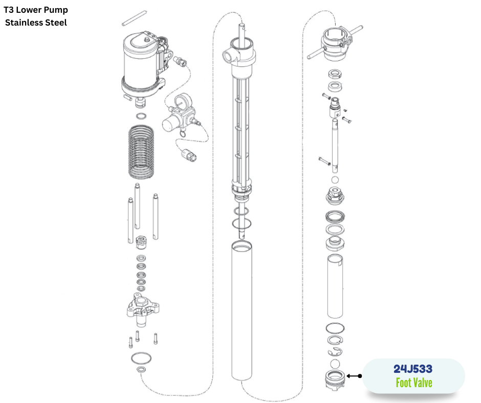 GRACO FOOT VALVE KIT (24J533)