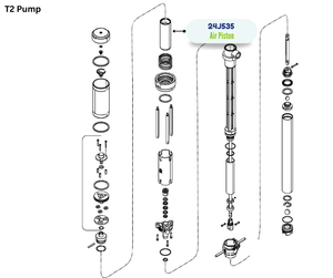 GRACO AIR PISTON KIT;T2(24J535)