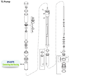 GRACO HOUSING ROD CONNECTING KIT;T1(24J675)