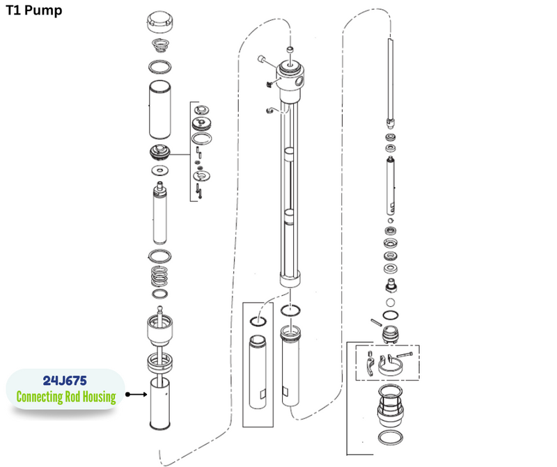 GRACO HOUSING ROD CONNECTING KIT;T1(24J675)