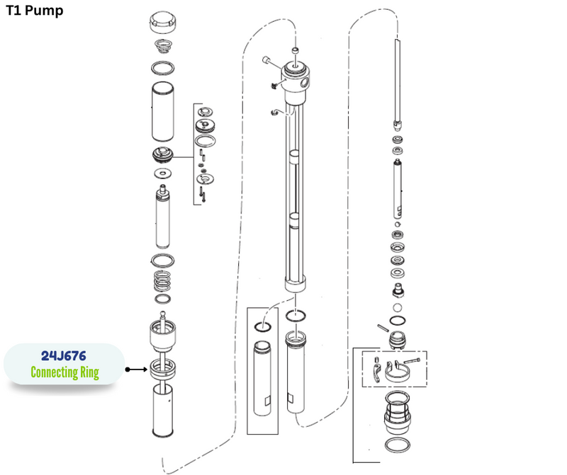 GRACO CONNECTING RING KIT;T1(24J676)