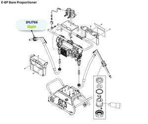 GRACO B ASSY POUR SPOUT ADAPTER (24J766)