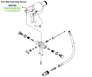 GRACO CYLINDER HANDLE KIT (24K733)