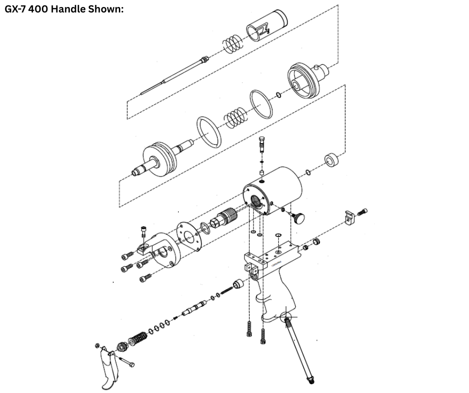 GRACO CYLINDER HANDLE KIT (24K733)