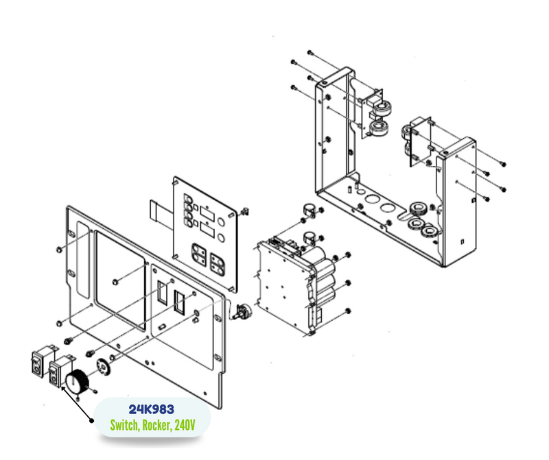 GRACO W/BREAKER ROCKER SWITCH KIT (24K983)